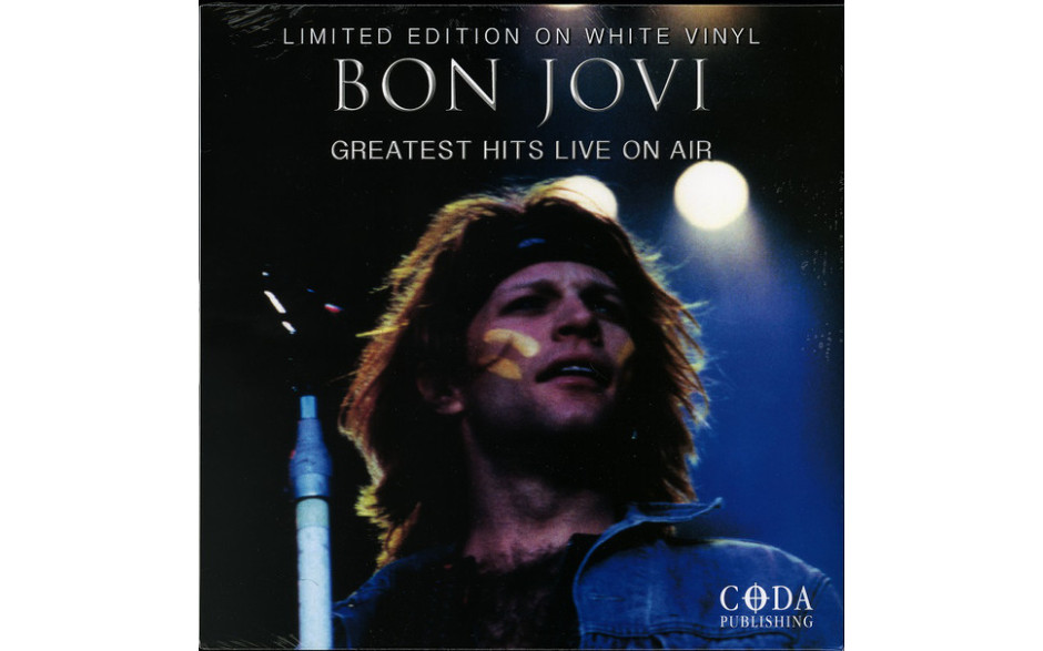 BON JOVI - GREATEST HITS LIVE ON AIR 2016 (CPLVNY095, LTD. White Vinyl) CODA PUBLISHNG/EU MINT (5060420343069)