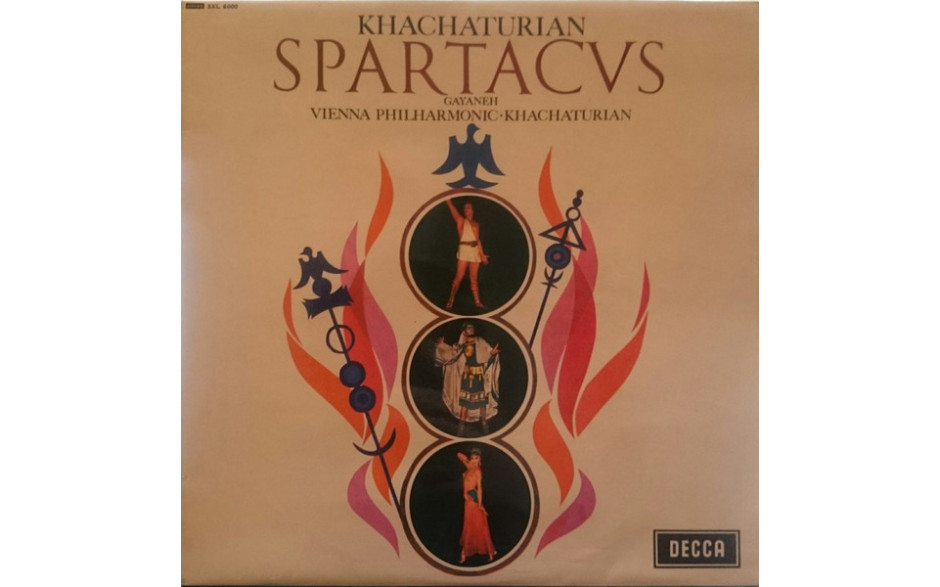 KHATCHATURIAN - VIENNA PHILHARMONIC - SPARTACUS / GAYANEH 1975 (SXL 6000, 180 gm.) DECCA/EU MINT (9700000294393)
