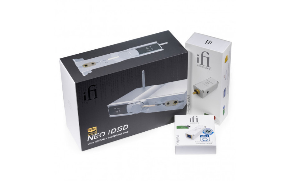 iFi NEO iDSD+iPurifier3B+ iPurifier2 Bundle Silver