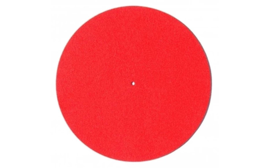 Rega Turntable Mat Red