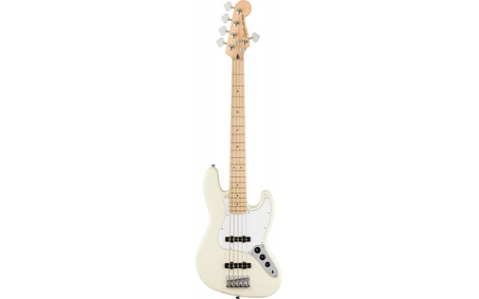 SQUIER by FENDER AFFINITY SERIES JAZZ BASS V MN OLYMPIC WHITE