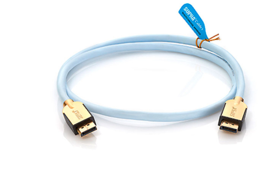 SUPRA DISPLAYPORT DP-DP MALE BLUE 4M