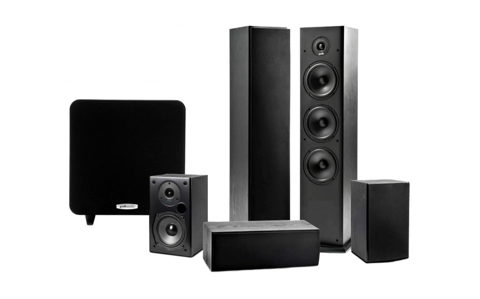 Polk Audio Set 5.1 Polk Audio T50/T15/T30/PSW 111 Black