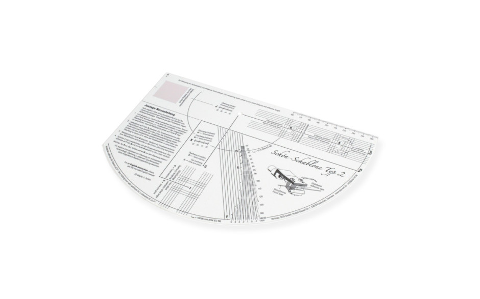 Tonar Professional Cartridge Install Protractor, art. 3583
