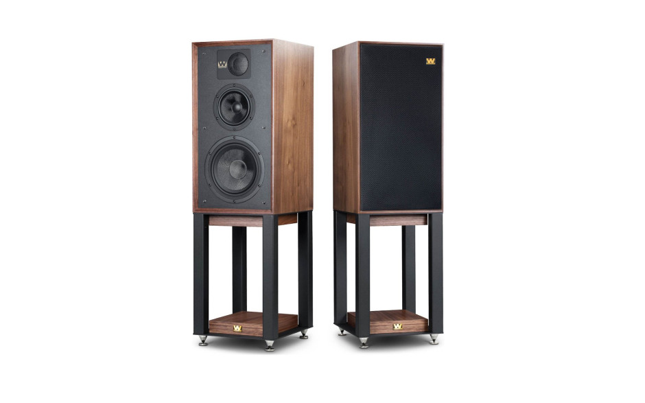 Wharfedale Linton Antique Walnut with Stands