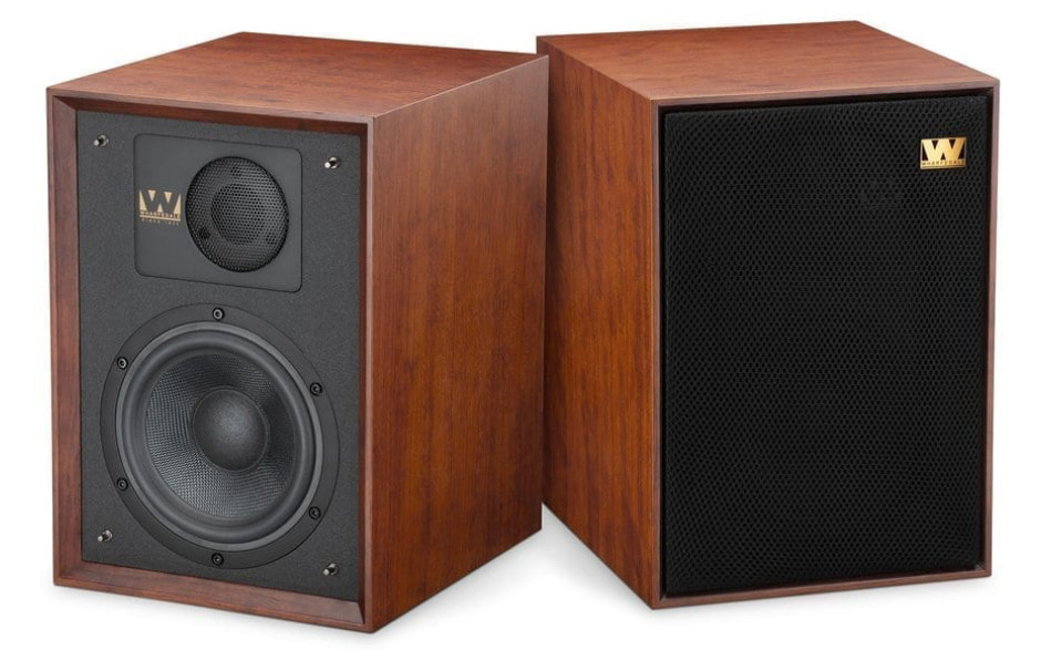 Wharfedale 85th Anniversary Denton Mahogany Red