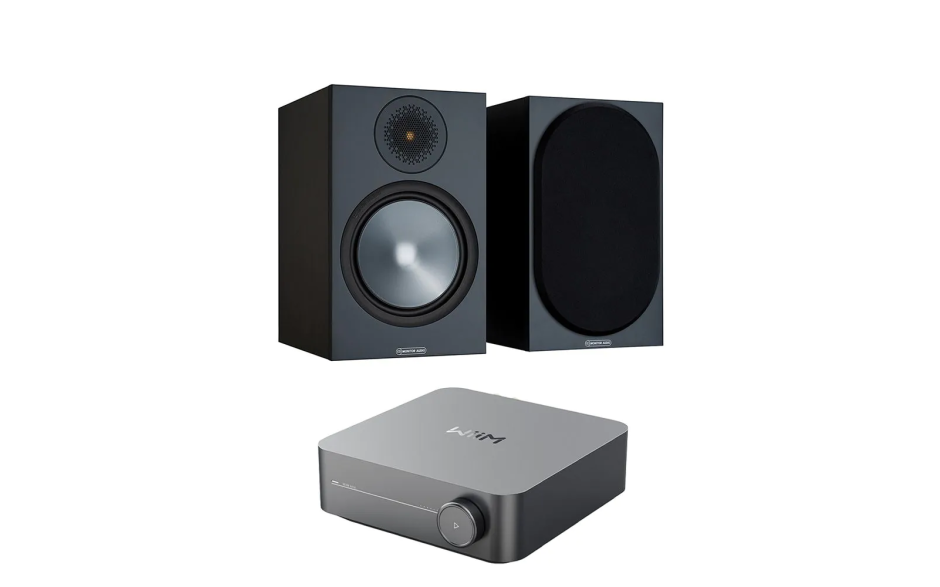 MONITOR AUDIO Bronze 100 + WiiM Amp Space Gray
