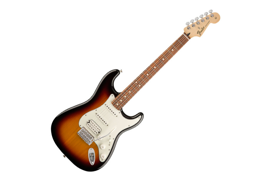 FENDER STANDARD STRATOCASTER HSS PAU FERRO FINGERBOARD BROWN SUNBURST