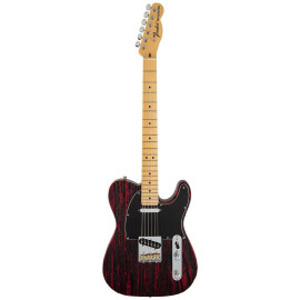 FENDER AMERICAN STANDARD SANDBLASTED LTD EDITION TELECASTER MN CRIMSON SATIN