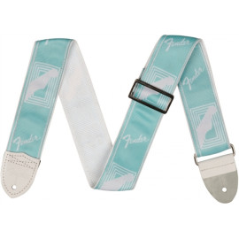 FENDER 2" MONOGRAMMED STRAP DAPHNE BLUE