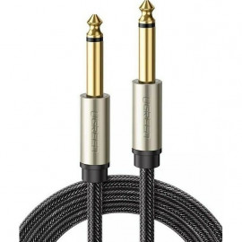 UGREEN AV128 6.3 mm to 6.3 mm Audio Cable Braided, 3 m (Gray)