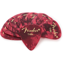 Fender 351 PREMIUM CELLULOID RED MOTO THIN