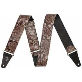 FENDER 2" WILD FAUX SNAKESKIN LEATHER STRAP