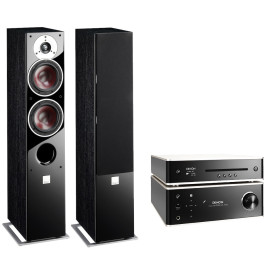 CD плеер Denon DCD-100 + Сетевой стерео ресивер Denon DRA-100 + DALI Zensor 5