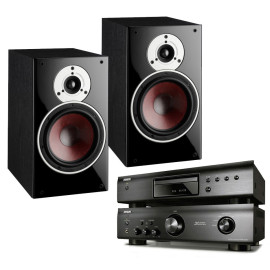 CD плеер Denon DCD-520AE + Стерео усилител Denon PMA-520AE + DALI Zensor 3