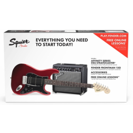SQUIER by FENDER STRAT PACK CANDY APPLE RED