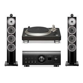 Стерео комплект Denon PMA-3000NE + Denon DP-3000NE + Bowers & Wilkins 702 S3