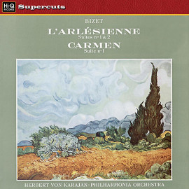 BIZET - L"ARLESIENNE / CARMEN SUITE NO.1 - VON KARAJAN/PHILHARMONIA ORCH. 1959/2012 (HIQLP027) HI-Q/ENG. MINT (5060218890270)