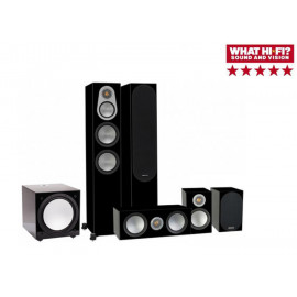 Monitor Audio Silver 300/50/centre 150/W12 Black High Gloss
