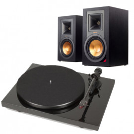 Klipsch Reference R-50PM + Pro-Ject Debut Carbon EVO 2M-Red High Gloss Black