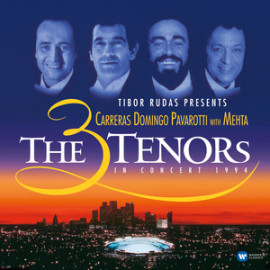 CARRERAS - DOMINGO - PAVAROTTI WITH MEHTA - THE 3 TENORS... 2 LP Set 1994/2017 (0190295871871) MINT (0190295871871)