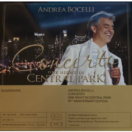 ANDREA BOCELLI - CONCERTO (ONE NIGHT IN CENTRAL PARK) 2021 (60254719365, LTD., Gold) SUGAR/EU MINT (0602547193650)