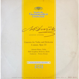Anton Dvorak - Concert for Violin and Orchestra (Deutsche Grammophon 18152, 180 gram vinyl) Germany, New & Original Sealed Clearaudio Vinyl