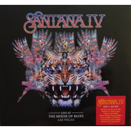 CARLOS SANTANA - SANTANA IV - LIVE AT THE HOUSE OF BLUES LAS VEGAS 3 LP + DVD 2016 (ERDVLP099) GAT, EAGLE/EU MINT (5034504909991)