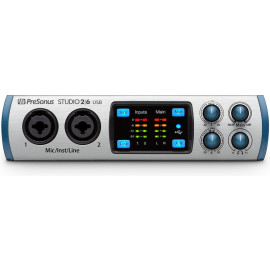 PRESONUS Studio 2|6 USB 2x4 USB Audio Interface with 2 XMAX-L Preamps