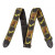 FENDER 2 MONOGRAMMED BLACK/YELLOW/BROWN STRAP