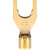 AUDIOQUEST spc Crimp P10M/G Gold Spade SET/40