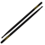 ZILDJIAN 5ACB ACORN TIP WOOD BLACK DRUMSTICKS