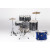 NATAL DRUMS DNA US FUSION DRUM KIT BLUE HARDWARE PACK