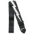 Gibson ASGSBL-10 LIGHTNING BOLT STYLE 2' SAFETY STRAP - JET BLACK