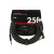 FENDER CABLE DELUXE SERIES 25' ANGLED BLACK TWEED