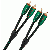 AUDIOQUEST 3.0m EVERGREEN RCA > RCA