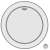 REMO Bass, POWERSTROKE® 3, SMOOTH WHITE™, 22"