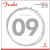 FENDER SUPER 250L NICKEL-PLATED STEEL GUITAR STRINGS - 3 PACK