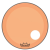 REMO POWERSTROKE3 22" COLORTONE ORANGE WITH 5" OFFSET HOLE