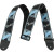 Fender 2" MONOGRAMMED BLACK/LIGHT GREY/MEDIUM BLUE STRAP