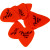 Fender 351 MATTE DELRIN ORANGE MEDIM 098-7351-750