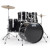 NATAL DRUMS DNA ROCK DRUM KIT BLACK HARDWARE PACK