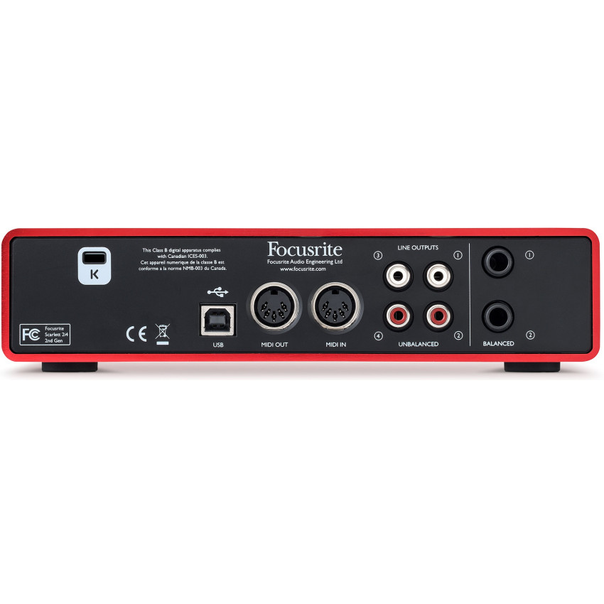 FOCUSRITE SCARLETT 2I4 – купить в MUSICMAG ⚡ | Отзывы и