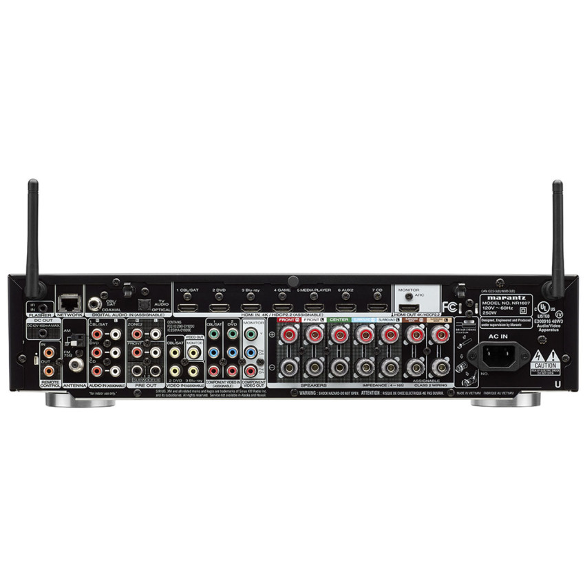 AV-ресивер Marantz NR1607 Black – купить в MUSICMAG ⚡ | Отзывы и