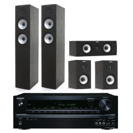 Jamo S 526 HCS (Black) и ресивер Onkyo TX-NR535