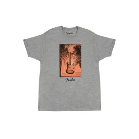 FENDER SURF TEE GREY HEATHER XL