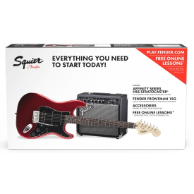 SQUIER by FENDER STRAT PACK CANDY APPLE RED