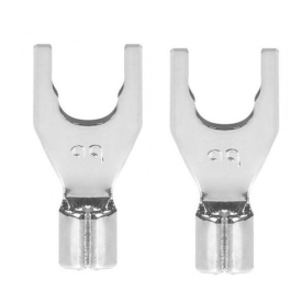 AUDIOQUEST spc Crimp P10M/S Silver Spade SET/4