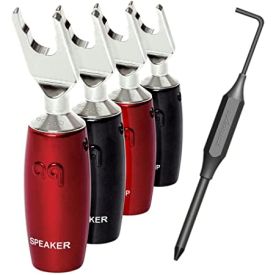 AUDIOQUEST spc 507 Series Multi-Spade Silver set of 4