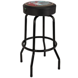 FENDER 30" GUITARS & AMPS PICK POUCH BARSTOOL, BLACK
